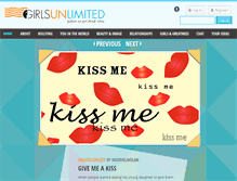 Tablet Screenshot of girlsunlimited.org